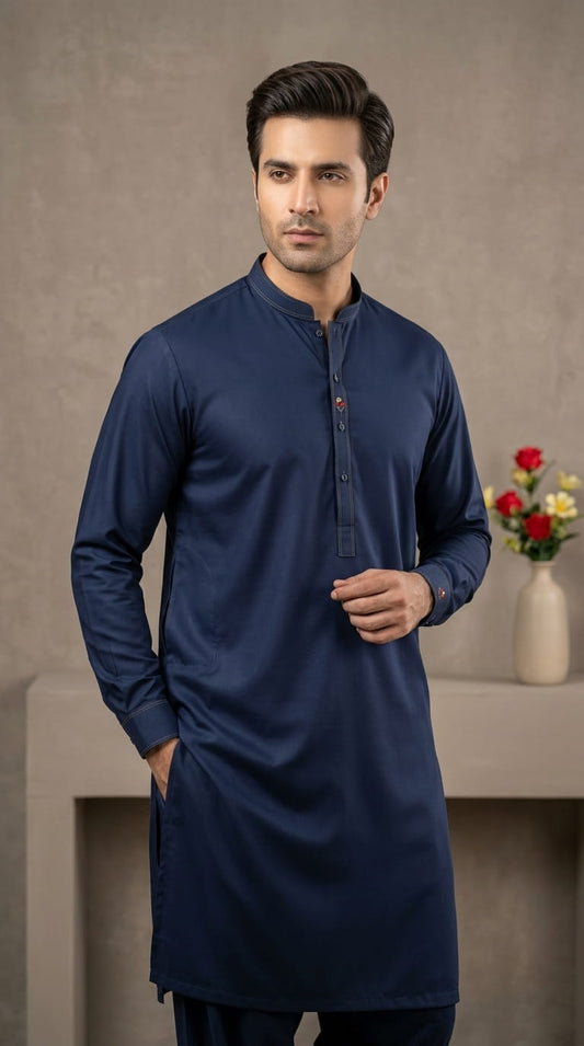PREMIUM WASH N WEAR NAVY BLUE BOSKI