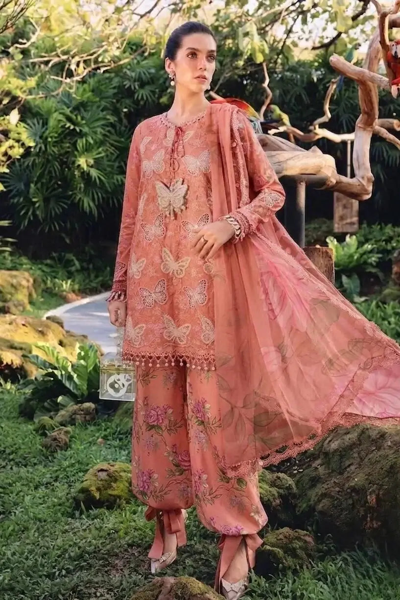 MB PINK BUTTERFLY LUXURY LAWN