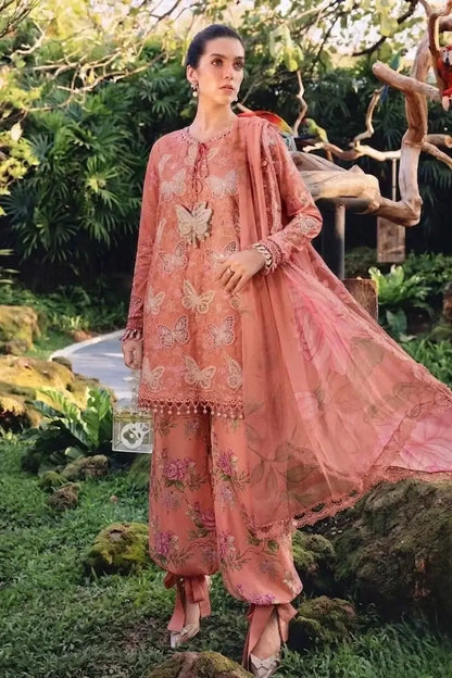 MB PINK BUTTERFLY LUXURY LAWN
